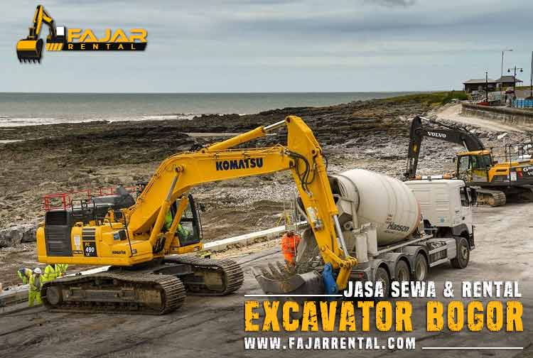 Harga Sewa Excavator Bogor Terbaru 2024