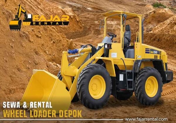 harga sewa wheel loader Depok